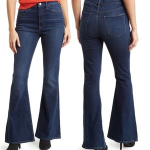 Hudson Heidi high-rise flares in ‘Rory’ dark wash,  size 27